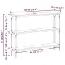 Konsoles Galds Ar Plauktu Amatnieku Ozola 100 X 22.5 X 75 Cm Vidaxl