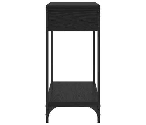 Konsoles Galds Melns Ozols 100 X 34.5 X 75 Cm Inženierijas Koks Vidaxl