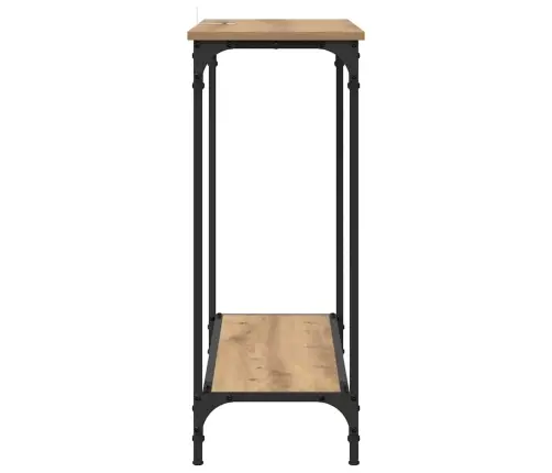 Konsolinis Stalas Su Lentyna Artisano Ąžuolo 101 X 30.5 X 75 Cm