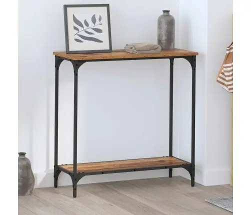 Konsoles Galds Vecs Koks 75 X 30.5 X 75 Cm Inženierijas Koks Vidaxl Konsoles Galds Vecs Koks 75 X 30.5 X 75 Cm Inženierijas Koks Vidaxl