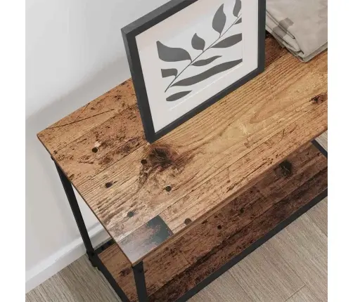 Konsoles Galds Vecs Koks 75 X 30.5 X 75 Cm Inženierijas Koks Vidaxl Konsoles Galds Vecs Koks 75 X 30.5 X 75 Cm Inženierijas Koks Vidaxl