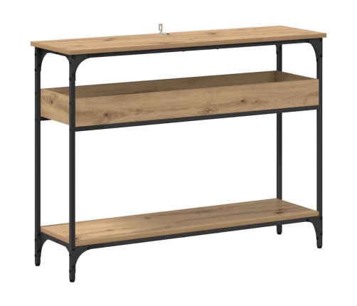 Konsoles Galds Ar Plauktu Amatnieku Ozola 100 X 29 X 75 Cm Vidaxl