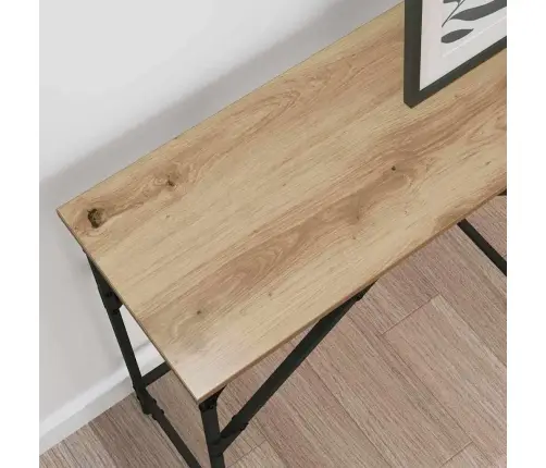 Konsoollaud Käsitöötamm 140 X 29 X 75 Cm Tehispuit