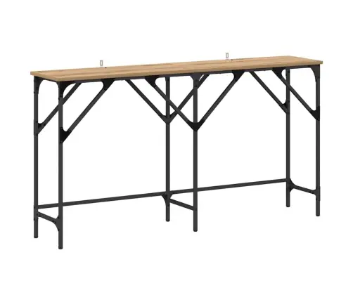 Konsoollaud Käsitöötamm 140 X 29 X 75 Cm Tehispuit