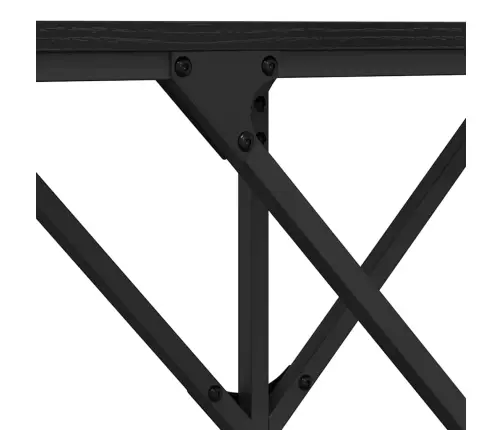 Konsoles Galds Melns Ozols 140 X 29 X 75 Cm Inženierijas Koks Vidaxl