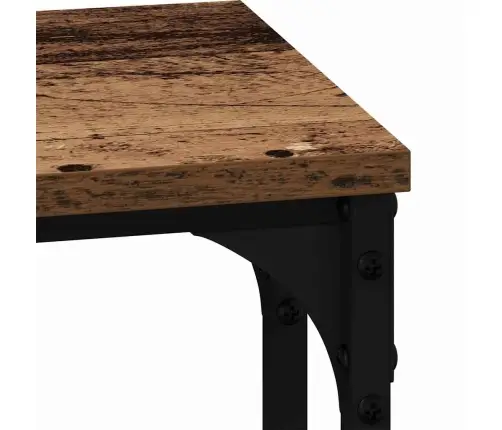 Iekšējais Kafijas Galds 3 Pcs Vecs Koks 50.5 X 35 X 53 Cm Vidaxl