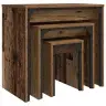 Iekšējais Kafijas Galds 3 Pcs Vecs Koks 60 X 35 X 56 Cm Vidaxl Iekšējais Kafijas Galds 3 Pcs Vecs Koks 60 X 35 X 56 Cm Vidaxl