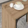 Lizdinių Kavos Stalas 3 Pcs Artisano Ąžuolo 60 X 35 X 56 Cm