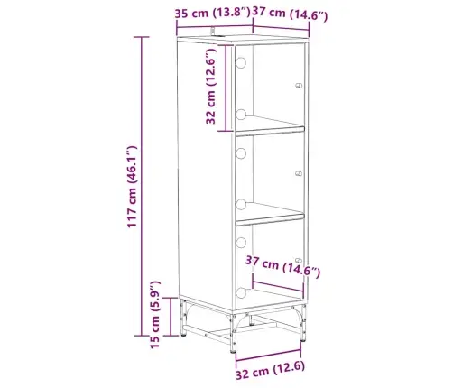 Augstais Skapītis Vecs Koks 35 X 37 X 117 Cm Inženierijas Koks Vidaxl Augstais Skapītis Vecs Koks 35 X 37 X 117 Cm Inženierijas Koks Vidaxl