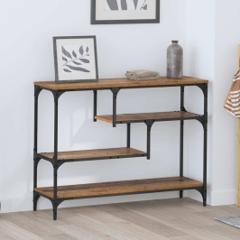 Konsoles Galds Vecs Koks 100 X 30 X 75 Cm Inženierijas Koks Vidaxl