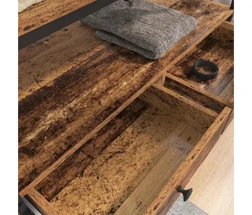 Skapis Vecs Koks 89 X 39 X 184.5 Cm Inženierijas Koks Vidaxl