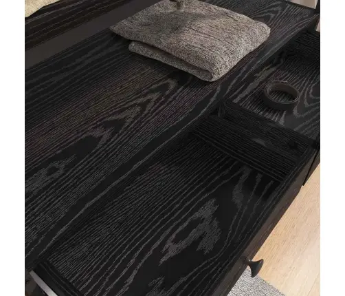 Skapis Melns Ozols 89 X 39 X 184.5 Cm Inženierijas Koks Vidaxl