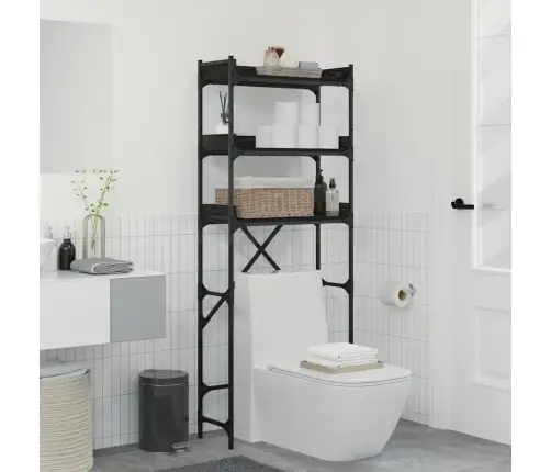 Veļas Mašīnas Plaukts 67 X 25 X 163 Cm Inženierijas Koks Vidaxl