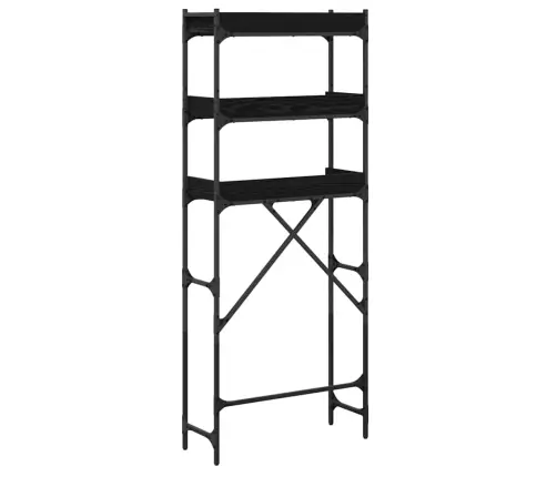 Veļas Mašīnas Plaukts 67 X 25 X 163 Cm Inženierijas Koks Vidaxl