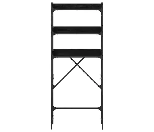 Veļas Mašīnas Plaukts 67 X 25 X 163 Cm Inženierijas Koks Vidaxl