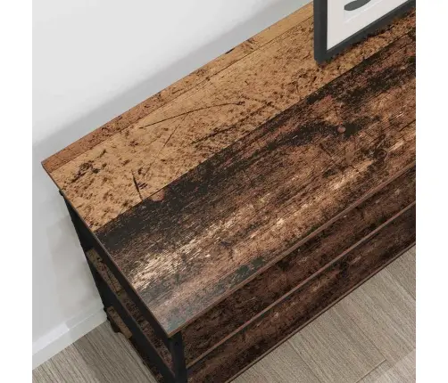 Konsoles Galds Vecs Koks 100 X 32 X 75 Cm Inženierijas Koks Vidaxl
