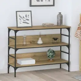 Konsoles Galds Ar Plauktu Amatnieku Ozola 100 X 32 X 75 Cm Vidaxl