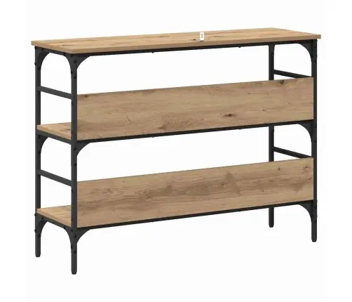 Konsoles Galds Ar Plauktu Amatnieku Ozola 100 X 32 X 75 Cm Vidaxl