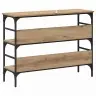 Konsoles Galds Ar Plauktu Amatnieku Ozola 100 X 32 X 75 Cm Vidaxl