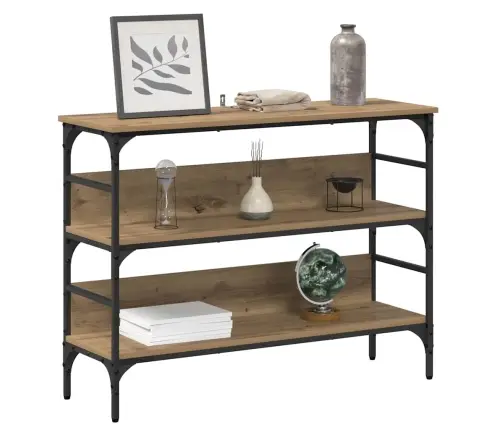 Konsoles Galds Ar Plauktu Amatnieku Ozola 100 X 32 X 75 Cm Vidaxl