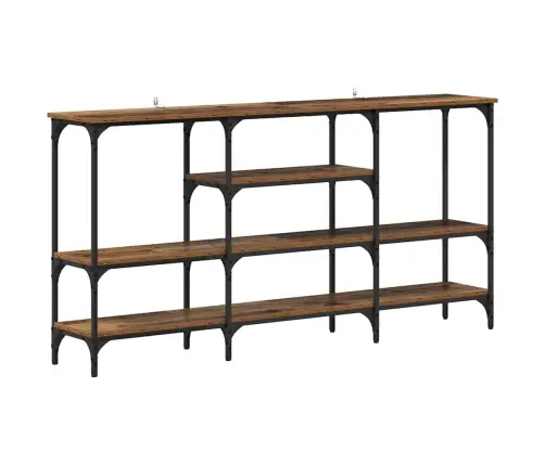 Konsoles Galds Vecs Koks 160 X 29 X 80 Cm Inženierijas Koks Vidaxl