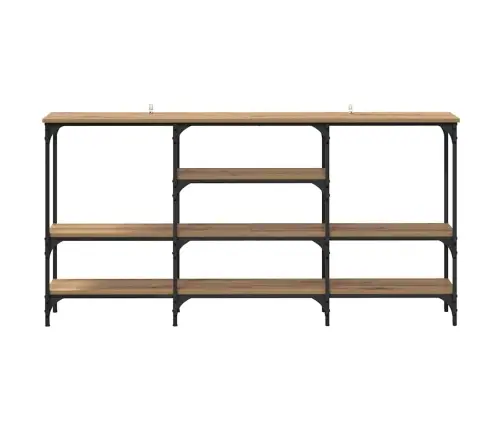 Konsolinis Stalas Su Lentyna Artisano Ąžuolo 160 X 29 X 80 Cm