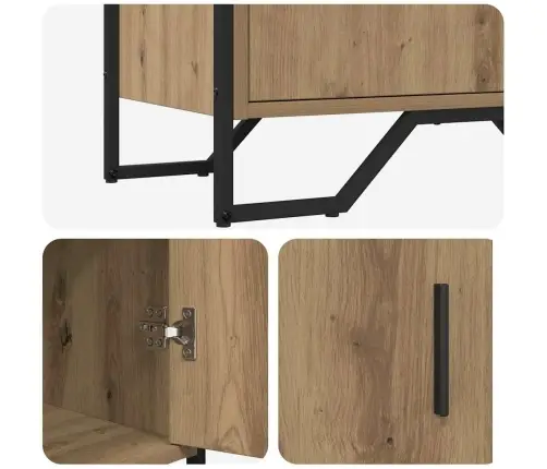 Puse Amatnieku Ozola 78 X 35.5 X 74.5 Cm Inženierijas Koks Vidaxl