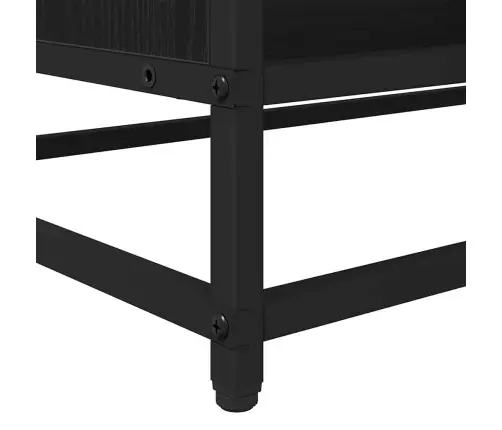 Tv Üksused Must Tamm 61 X 40 X 46 Cm Tehispuit