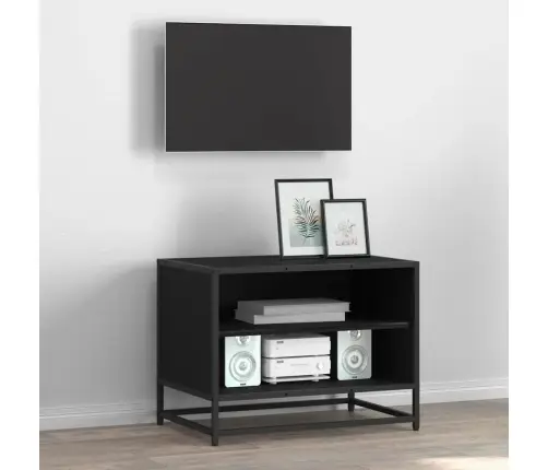 Tv Üksused Must Tamm 61 X 40 X 46 Cm Tehispuit