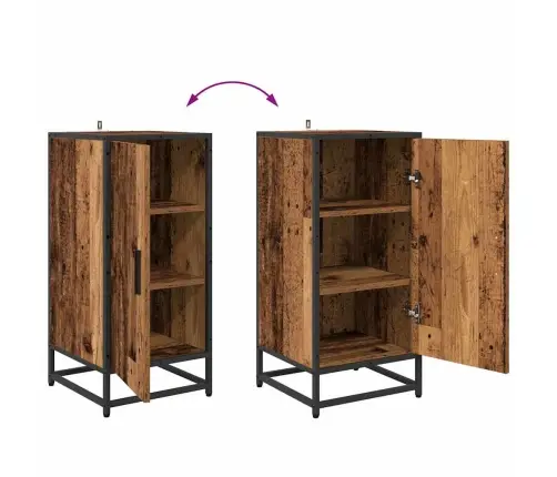 Puse Vecs Koks 35 X 35.5 X 76 Cm Inženierijas Koks Vidaxl