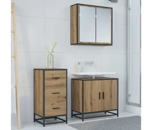 Puse Amatnieku Ozola 35.5 X 35 X 76 Cm Inženierijas Koks Vidaxl Puse Amatnieku Ozola 35.5 X 35 X 76 Cm Inženierijas Koks Vidaxl