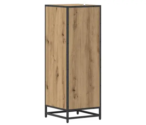 Vannitoa Kapp Uksega Käsitöötamm 35 X 37.5 X 100 Cm Tehispuit