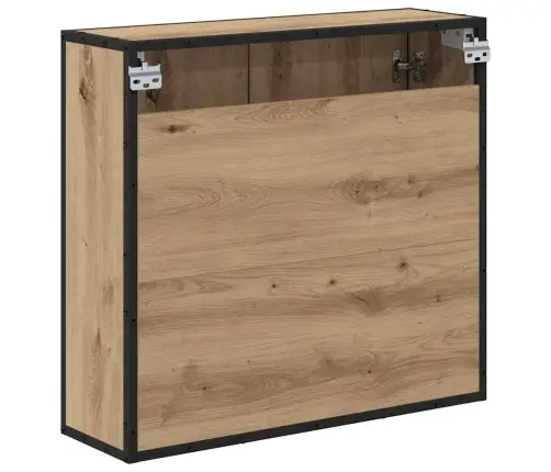 Vannas Istabas Spoguļu Skapis Amatnieku Ozola 65 X 20 X 60 Cm Vidaxl