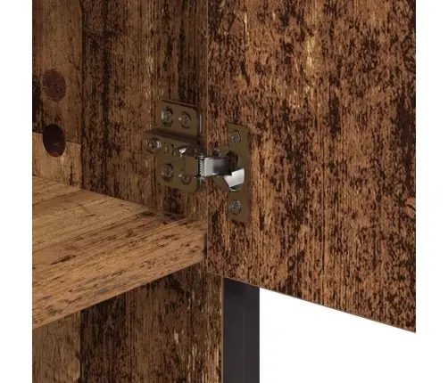 Vannas Istabas Spoguļu Skapis Vecs Koks 65 X 20 X 60 Cm Vidaxl