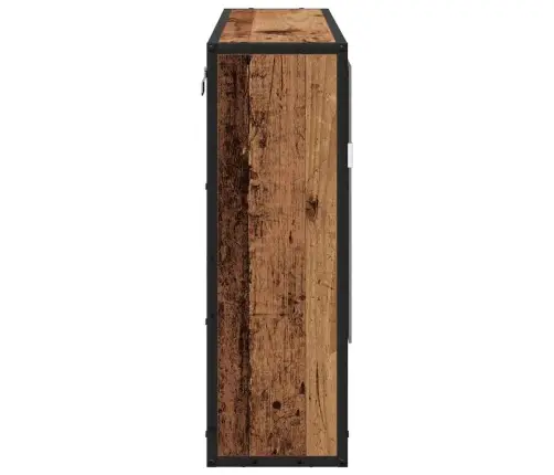 Vannas Istabas Spoguļu Skapis Vecs Koks 65 X 20 X 60 Cm Vidaxl