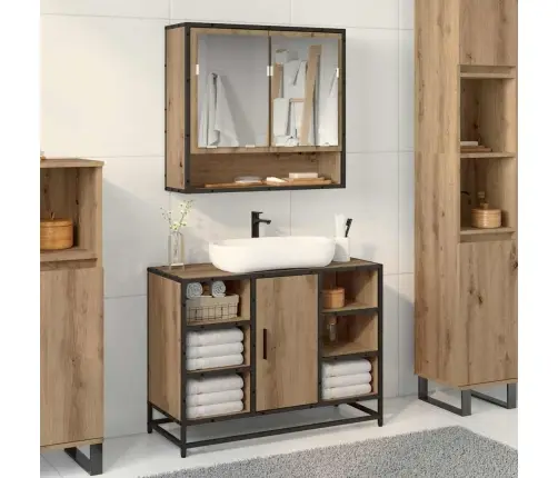 Seinariiul Riiuliga Ladustamisega Käsitööpuu 65 X 20 X 60 Cm