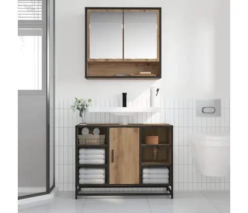 Seinariiul Riiuliga Ladustamisega Käsitööpuu 65 X 20 X 60 Cm