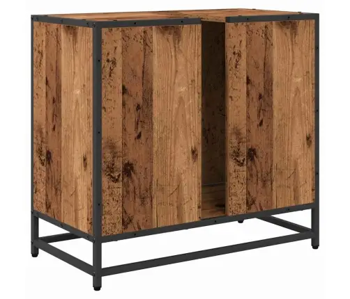 Vannitoa Kraanikausi Kapp Vana Puit 65 X 33 X 60 Cm Tehispuit