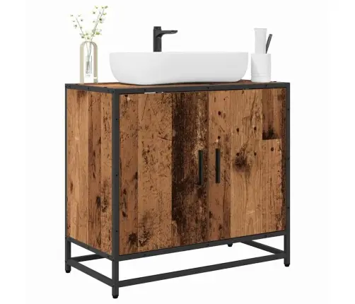 Vannitoa Kraanikausi Kapp Vana Puit 65 X 33 X 60 Cm Tehispuit