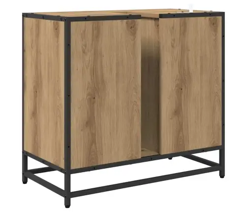 Vannas Istabas Izlietnes Skapītis Ar Atvilktni Amatnieku Ozola Vidaxl