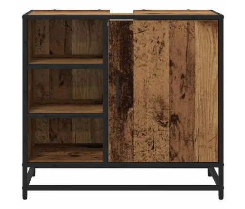 Vannitoa Kraanikausi Kapp Vana Puit 65 X 33 X 60 Cm Tehispuit