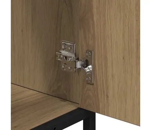 Vannas Istabas Izlietnes Skapītis Ar Plauktu Amatnieku Ozola Vidaxl