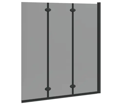 Duši Kest Must 130 X 138 Cm Esg Klaas Ja Alumiinium