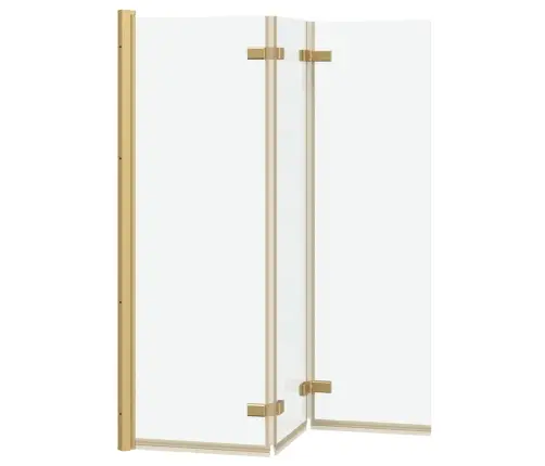 Dušo Kabineto Uždanga Auksinė 130 X 138 Cm