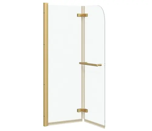 Duši Kest Kuldne 95 X 140 Cm Esg Klaas Ja Alumiinium