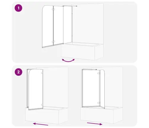 Vonia Apsauga Geometrinis Juoda 120 X 67 X 129 Cm