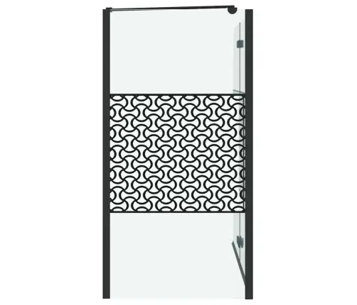 Vonia Apsauga Geometrinis Juoda 120 X 67 X 129 Cm