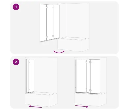 Duši Kest Must Ja Läbipaistev 130 X 130 Cm Karastatud Klaas