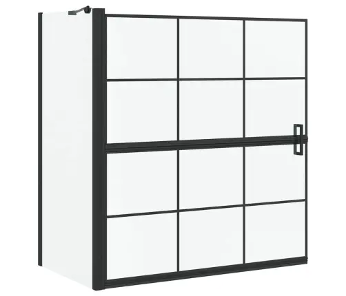 Vanni Dušiekraan Must Ja Läbipaistev 116 X 68 X 128 Cm