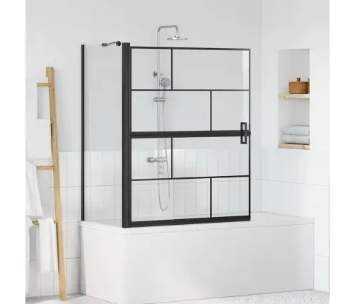 Vanni Dušiekraan Must Ja Läbipaistev 116 X 68 X 128 Cm